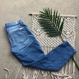 7 For All Mankind Cropped Jeans Size 26